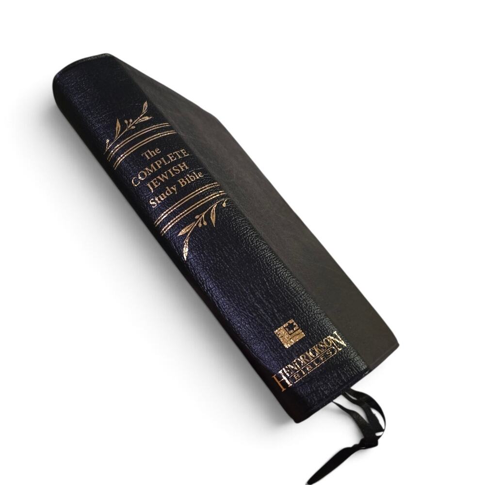 Complete Jewish Study Bible Hendrickson Calfskin Leather 3rd Printing 2018